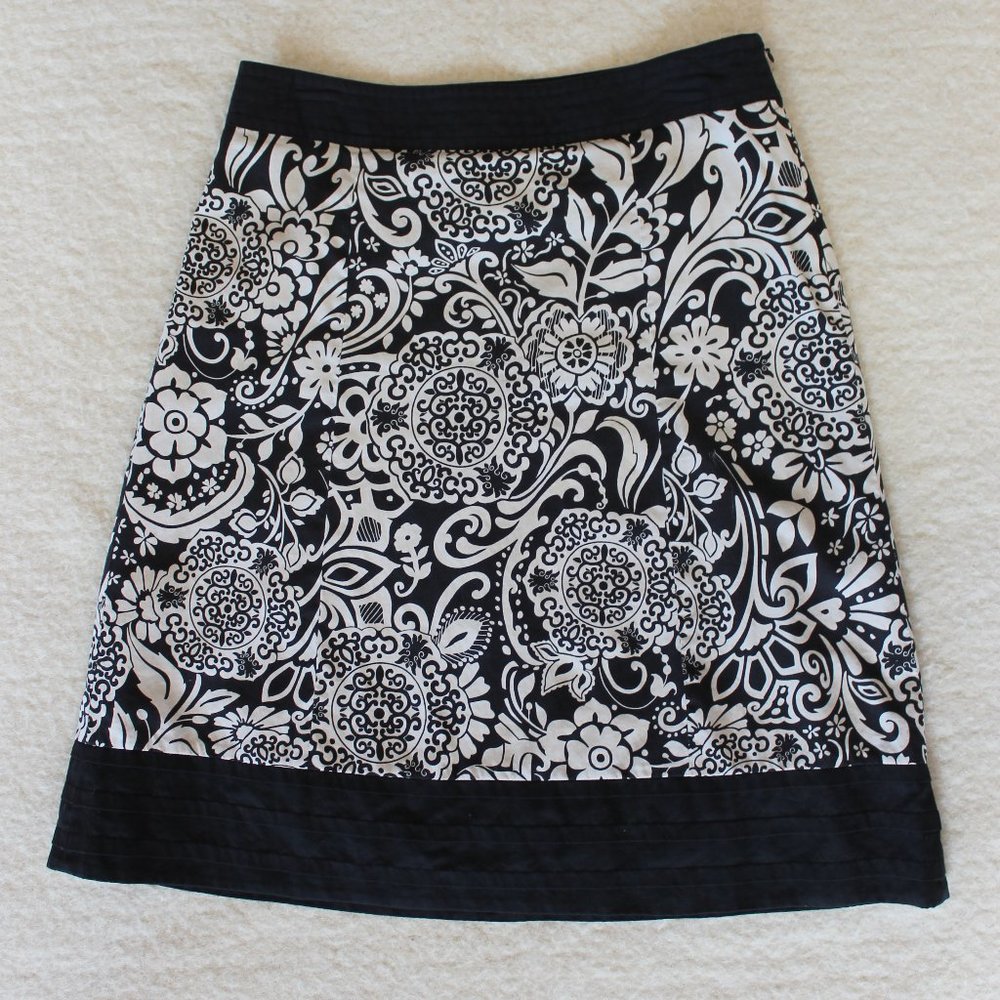 Ann Taylor Floral Mandala Summer Skirt